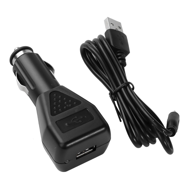 Rechargeable Aluminum Flashllight With Car Adapter and USB